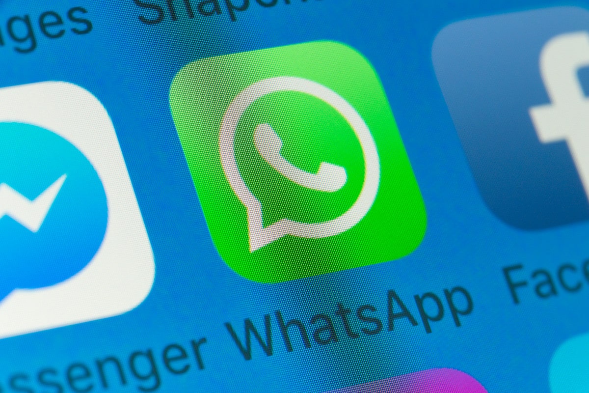 Imagem do ícone do Whatsapp em um iPhone