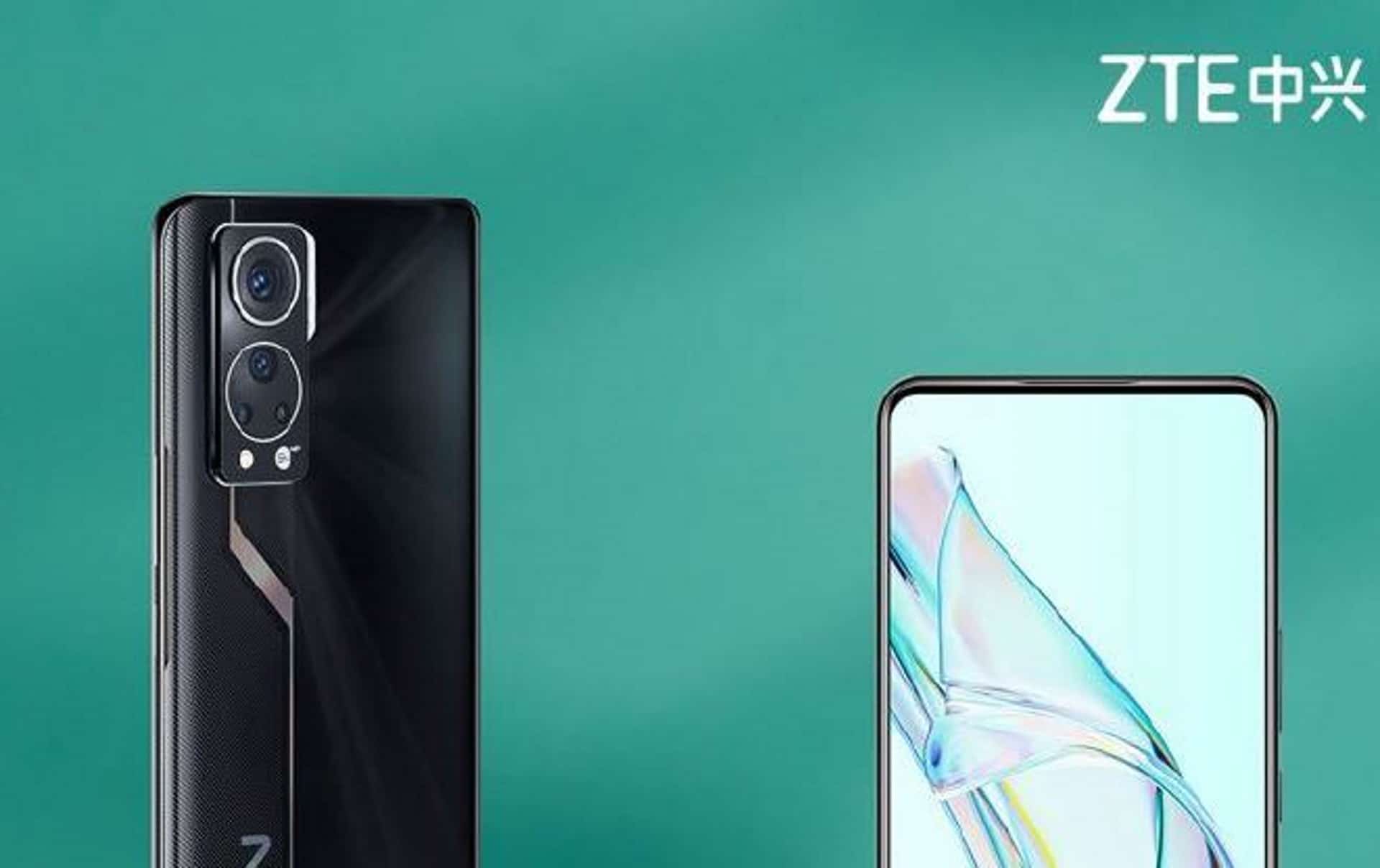 Imagem mostra o ZTE Axon 30, celular que terá segunda geração de câmera sob o display