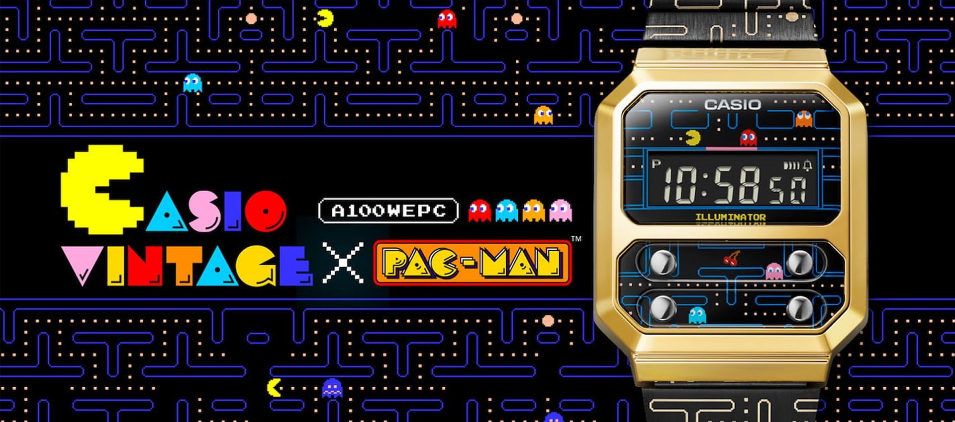 Relógio do Pac Man da Casio