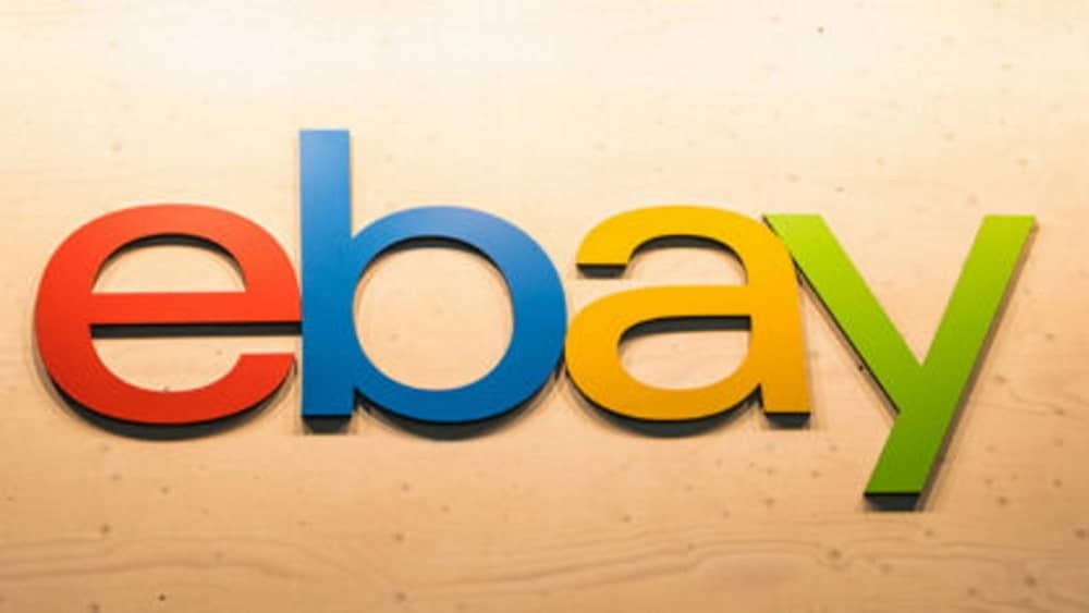 Imagem mostra logo do ebay