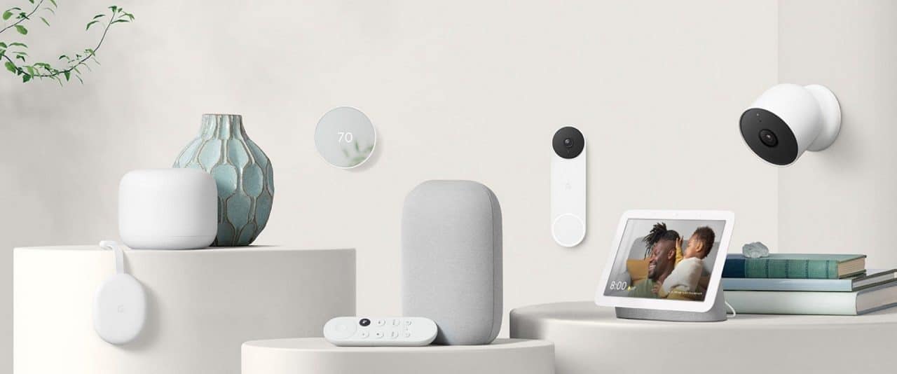 Imagem mostra nova linha de produtos para smart home que será lançada pelo Google