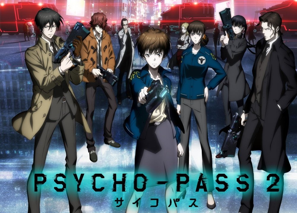 Imagem mostra Psycho Pass, um dos Animes que passam na Amazon Prime e estão na lista de aplicativos para quem curte assistir