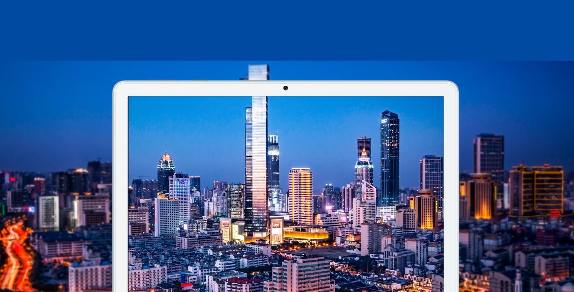 Imagem promocional do Honor Tablet 7, antecessor do V7 Pro