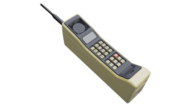 Motorola DynaTAC 8000X Celular Antigo. Primeiro celular do mundo
