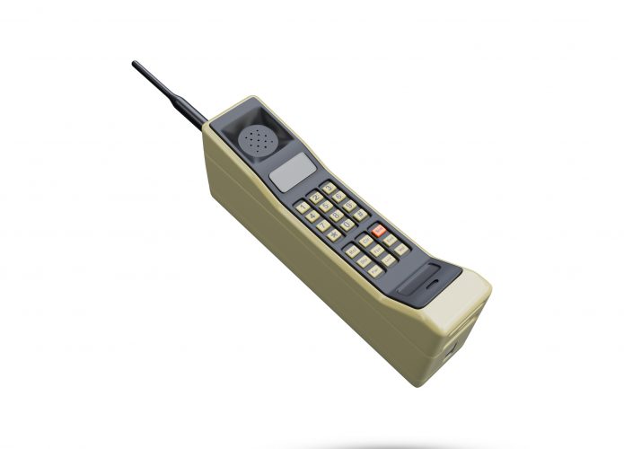 Motorola DynaTAC 8000X Celular Antigo. Primeiro celular do mundo