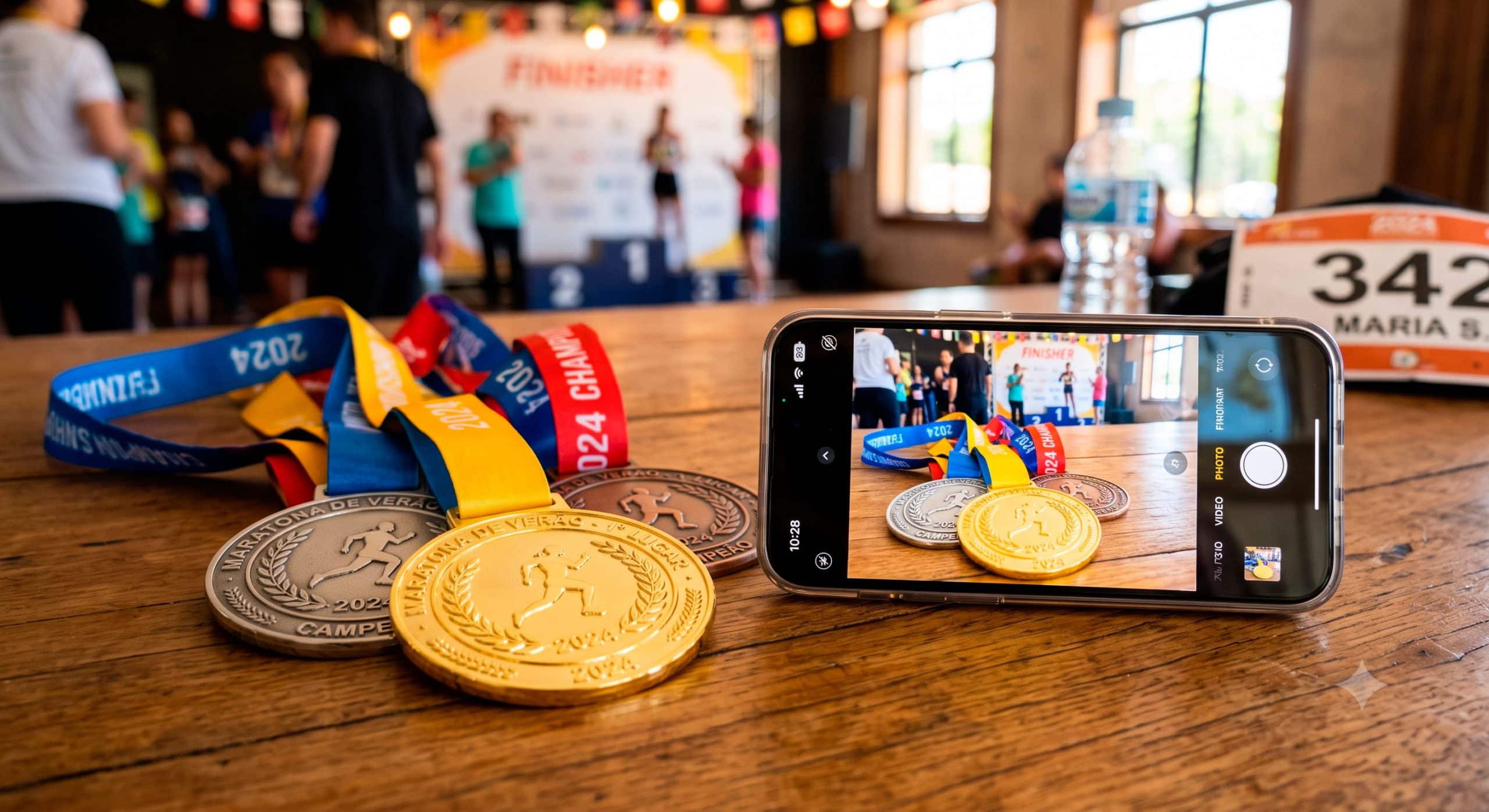 medalhas em close